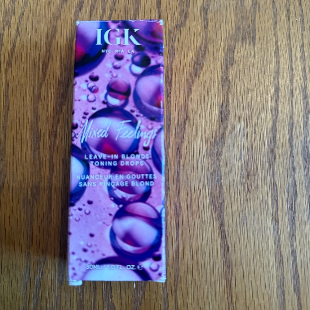 IGK Mixed Feelings Leave-in Blonde Toning Drops